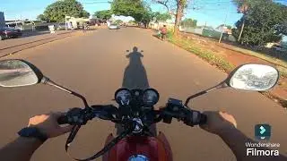 Factor 125 rol&ecirc; indo embora do trabalho.#factor125#motovlog#motociclismo #viagemdemoto.