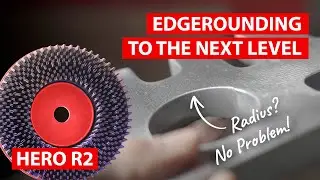 Deburring disc HERO R2 - Highest edge rounding at maximum feed rate