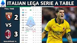 Lega Serie A Enilive | Matchweek 14 Results | Italian Lega Serie A Table Standing Updated Today 2025