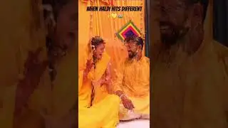 Haldi ceremony = pure joy & chaos 💛😄#reelsindia #viralreels #ytshorts #husbandwife #marriedlife