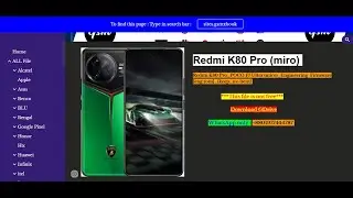 Redmi K80 Pro (miro)_Engineering  Firmware [eng rom]_{keep_nv-item} | #engrom #redmik80pro #flash