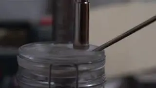 Löcher in Glas bohren - Glas bohren - Zwei Löcher in Glas bohren - Einmachglas bohren