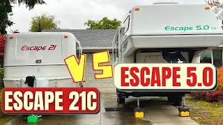 Escape Trailer 21C vs 5.0 - Our Choice