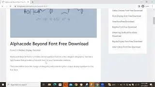 How to Download and Install Alphacode Beyond Font Free Download in Adobe Photoshop