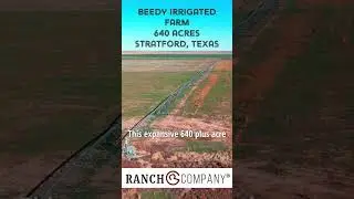 TEXAS IRRIGATED FARM FOR SALE: Mason Morse Ranch Company #shorts  #farmland #farmlandinvestment