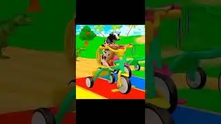 FUNNY ANIMALS LONG SLIDE GAME WITH 3D ANIMALS #video #game #animal #fun