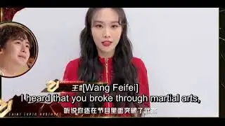[ENG] 王霏霏 Wang Feifei cheering messsage to 尼坤 Nichkhun