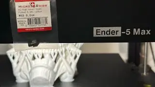 Creality Ender 5 Max с насадкой MicroSwiss MK8 = Победа