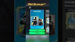 FC MOBILE 3000 GEMS LIMITED BUNDLE PACK OPENING 106-111 PACK OPENING #shorts #fcmobile