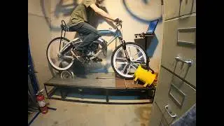 Ported YD100 gas bike Dyno Run- 21mm carb, G2 reed, MZ65 exhaust, Ported w/ -Dentist Drill!-