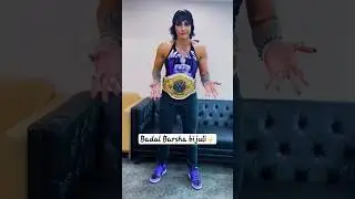 WWE Rhea Ripley Dance in Nepali Song❤️#shorts #wwe #youtubeshorts #nepal #badalbarsabijuli