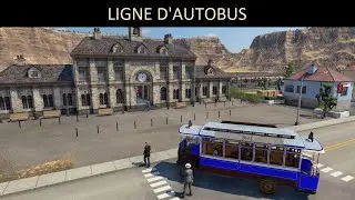 Transport Fever 2 - Map 12 - Autobus BH1 - Big Hole - vid&eacute;o 1