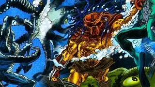 CAN PREDATORS HUNT UNDERWATER? PREDATOR vs GIANT SQUID EXPLAINED - HELL and HOT WATER STORY