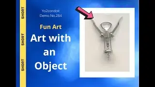 Fun Art - Art with an Object - #short #shorts #art #fun #ideas #inspiration Yo2condoit Demo No.284