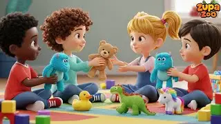 Дома с друзьями 🏡 | Нежная песенка для малышей, способствующая социальному развитию | ZupaZoo