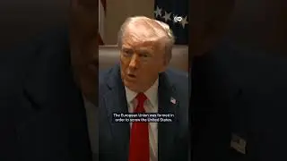 Trump says EU was created to 
