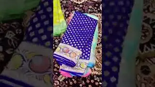 ✨ BANARASI HANDLOOM PURE KHADDI GEORGETTE SILK SAREE | EXCLUSIVE BANARASI WEAVES ✨