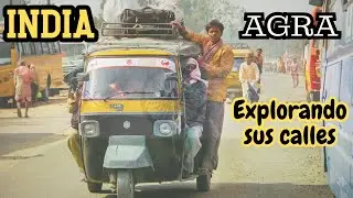 Recorri las CALLES de AGRA en MOTO | &iquest;Es tan PELIGROSO como dicen?