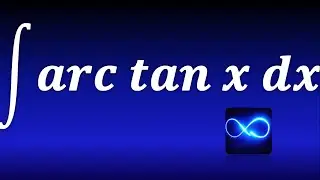 113. Обратный тригонометрический интеграл, arc tan (Интегрирование по частям, разработанный пример)