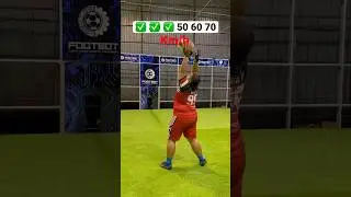 Hybrid Heroics: Goalkeeper's Dual-Sport Catching Challenge😎😂 #footbot #baseball #ballcontrol