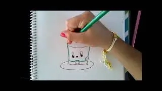 How to draw an ADORABLE Saint Patrick's day hat!