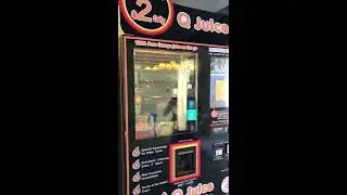 Fresh Squeezed Orange Juice Vending Machine in Singapore 