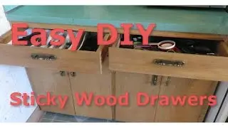 How to Fix Sticky Wooden Drawers - Lubricate Runners