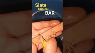 Red slate bar cleaning 😍//#shorts #slate #slatepencilbar #youtube #slatepencilcleaning