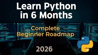 Learn Python in 6 Months &ndash; Complete Beginner Roadmap (2026)