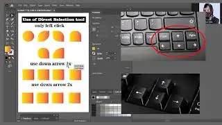 Direct Selection Tool - Adobe Illustrator Training -  Urdu \/ Hindi