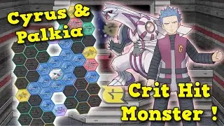 CRITICAL STRIKE 15?! Cyrus & Palkia Sync Grid Guide! | Pokemon Masters EX
