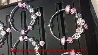 Pandora Pink Flower Bracelet Collection
