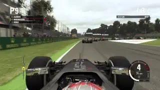 F1 2015 PS4 Gameplay 2014 Season Monza McLaren Magnussen
