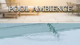 Light Raindrops Pool Ambiant Background #Rain #Pool #Ambiant #Ambiance #background 