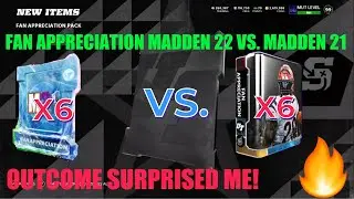 FAN APPRECIATION PACK OPENING! MADDEN 22 Vs. MADDEN 21, Madden Pack Opening