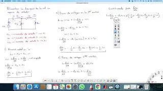Representación en variables de estado de un circuito eléctrico. Parte I
