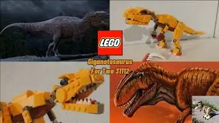 Lego Creator Alternative Build Giganotosaurus for two 31112 set🦁