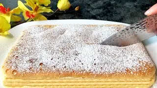 Никакой муки! Очень нежный и воздушный! Вкусный простой йогуртовый пирог