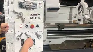 Foreman TZ43150 Universal Torna | İlk Çalıştırma ve Dikkat Edilmesi Gerekenler
