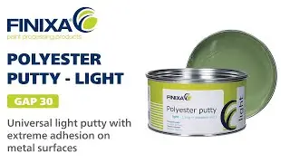 Check out the easily sanded and fast drying universal light Finixa polyester putty!