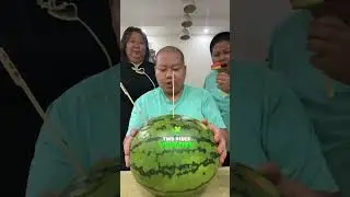 🍉😂 Epic Watermelon Fight! We Fought Over Pieces&mdash;The Biggest One Is For Likes!#funny