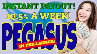 EXPLORATION #10  PEGASUS IN-PRELAUNCH! 300% RETURN ON DEPOSIT! INSTANT WITHDRAWALS! & NOW IN PROFIT!