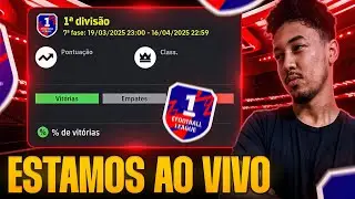 🔥AO VIVO RUMO A 1° DIVISÃO NA CONTA DOS INSCRITOS NO EFOOTBALL 2026 MOBILE #15k