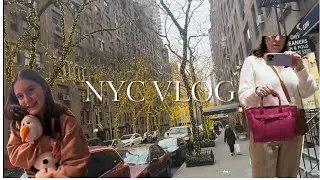 NYC LUXURY SHOPPING VLOG | Nordstrom, Mulberry, Loewe, American Dream Mall & Olaf!