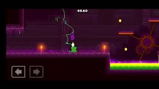 Geometry Dash The Tower level 1 : all blue coins