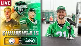 🚨 Jets Media Day LIVE at MetLife! Jets vs Steelers Pre-Game ✈️