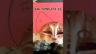 Делаем маску Огнезвезда! #терианский #маскаживотного #котывоины #терианскийснаряжение #териантроп...