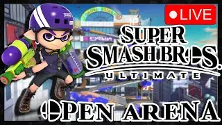 Super Smash Bros Ultimate Stream 1v1s Open Arena! SSBU Come Play! | Live 🔴