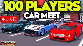 🔴LIVE🔴100 PLAYER WINTERFEST CAR MEET❄️CHRISTMAS❄️
