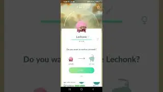 Shiny lechonk evolved in Pokemon go #pokemon #pokemongo